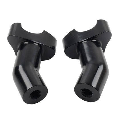 3.5" Pullback Handlebar Risers Black for Harley Dyna Softail Road King