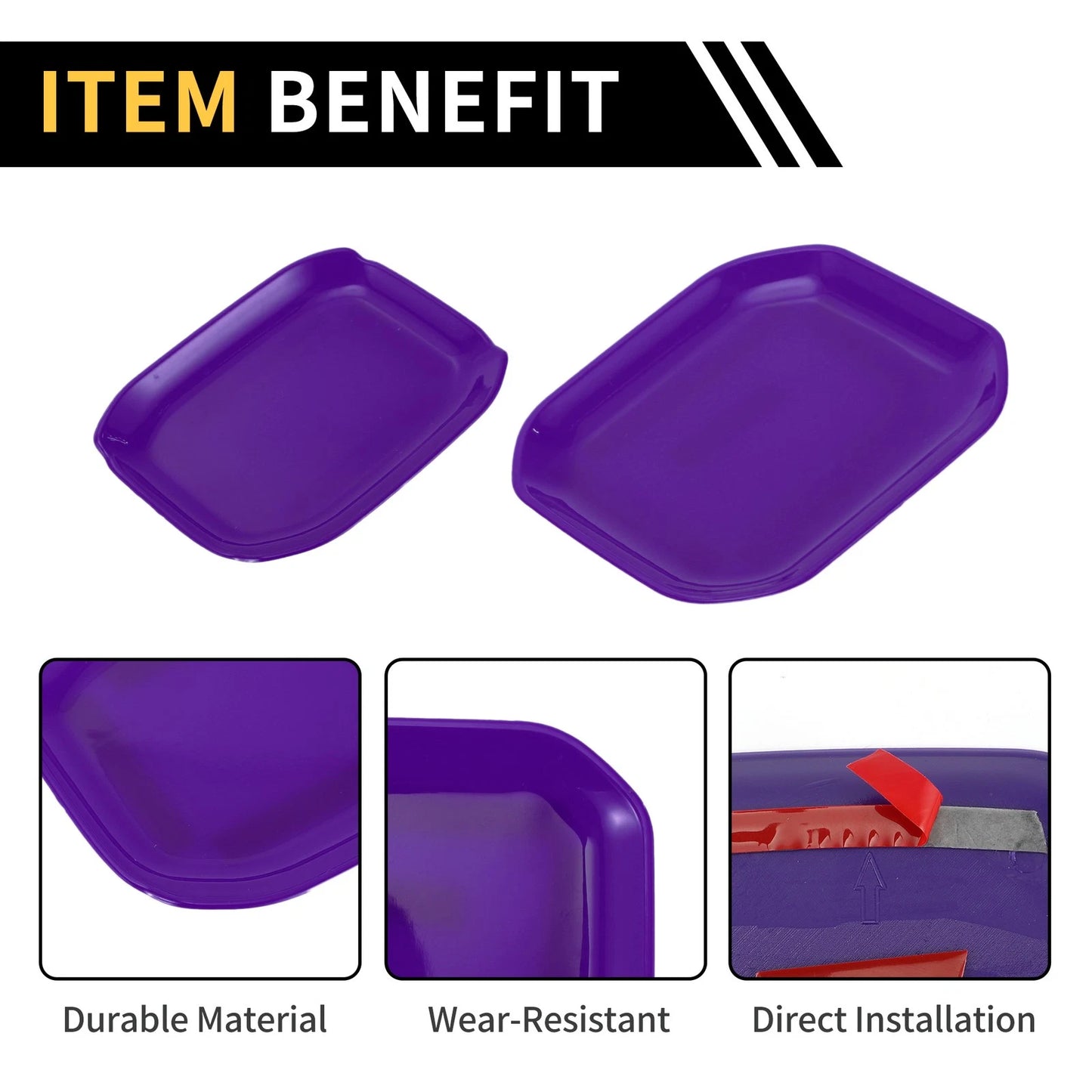 Exterior Door Handle Bowl Cover Trims for Jeep Gladiator JT (2020–2024) Purple