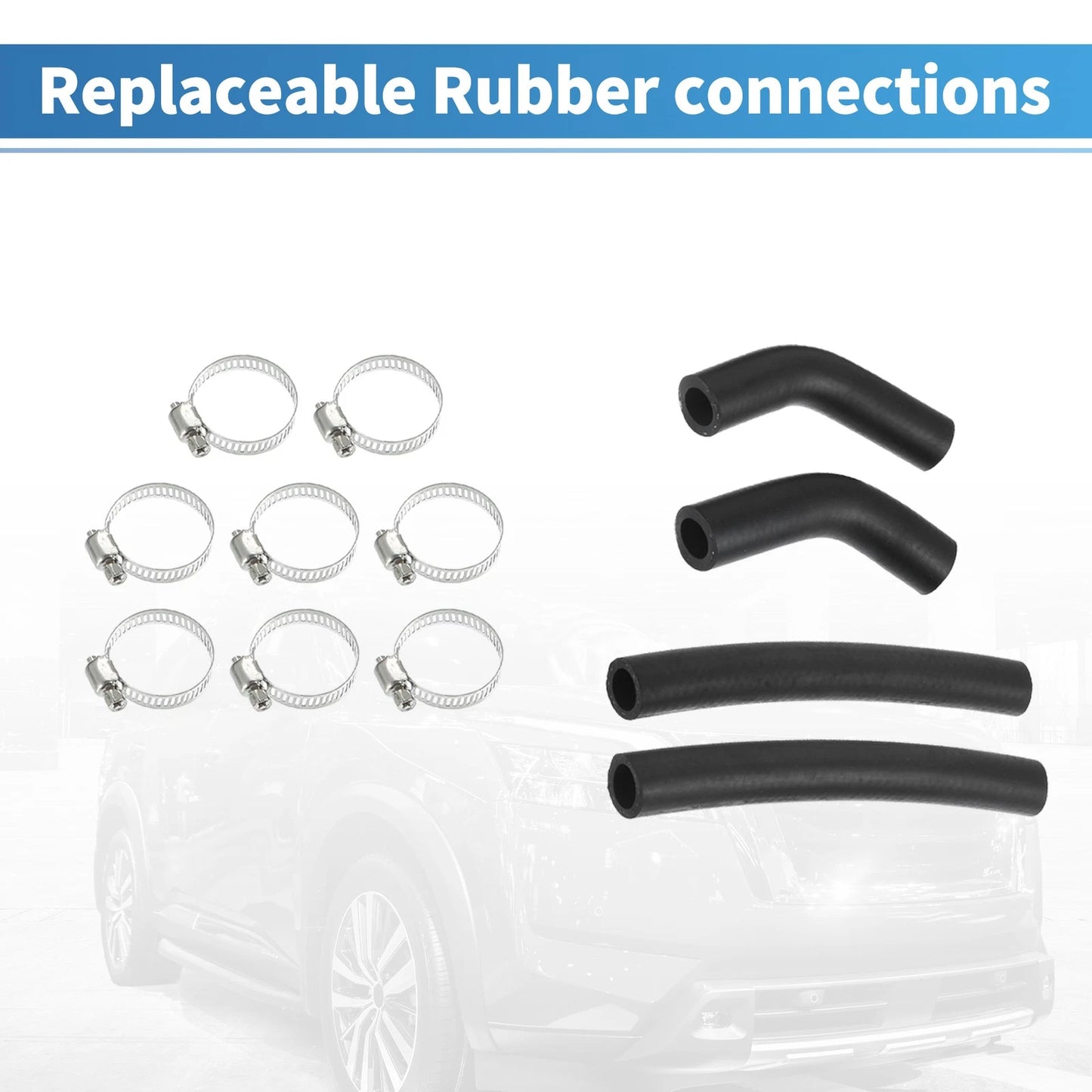 Set of 1 Radiator Expansion Tank Hose Pipe for Nissan Pathfinder (No. 92408ZL90B)