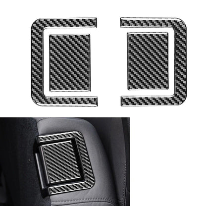 4x Carbon Fiber Rear Seat Adjustment Panel Cover for Toyota Tundra (14-21)