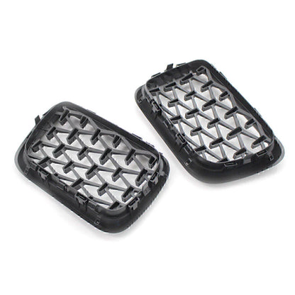 Shiny Black Diamond Front Grill for BMW E36 3 Series (1997-1999)