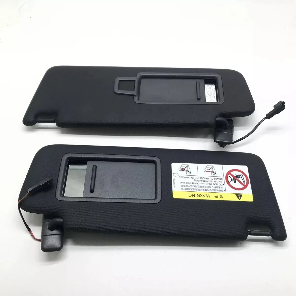 2 x Front Sun Visor Panel Makeup Mirror for Jetta Golf 7 MK7 T-Cross Passat B8