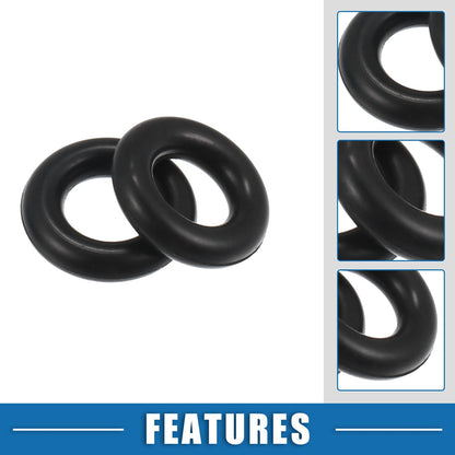Set of 8 Fuel Injector O Rings Seals with Micro Filters for Dodge Ram 1500