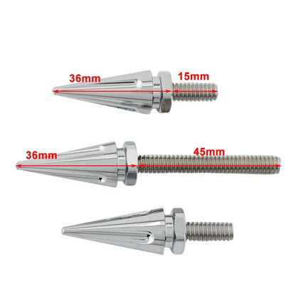 3 x Windshield Chrome Screws for Harley Electra Glide, Street Glide (2014+)