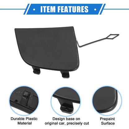 Tow Hook Eye Hole Cover Cap for Mercedes-Benz GLA 250 (2015–2020) Black