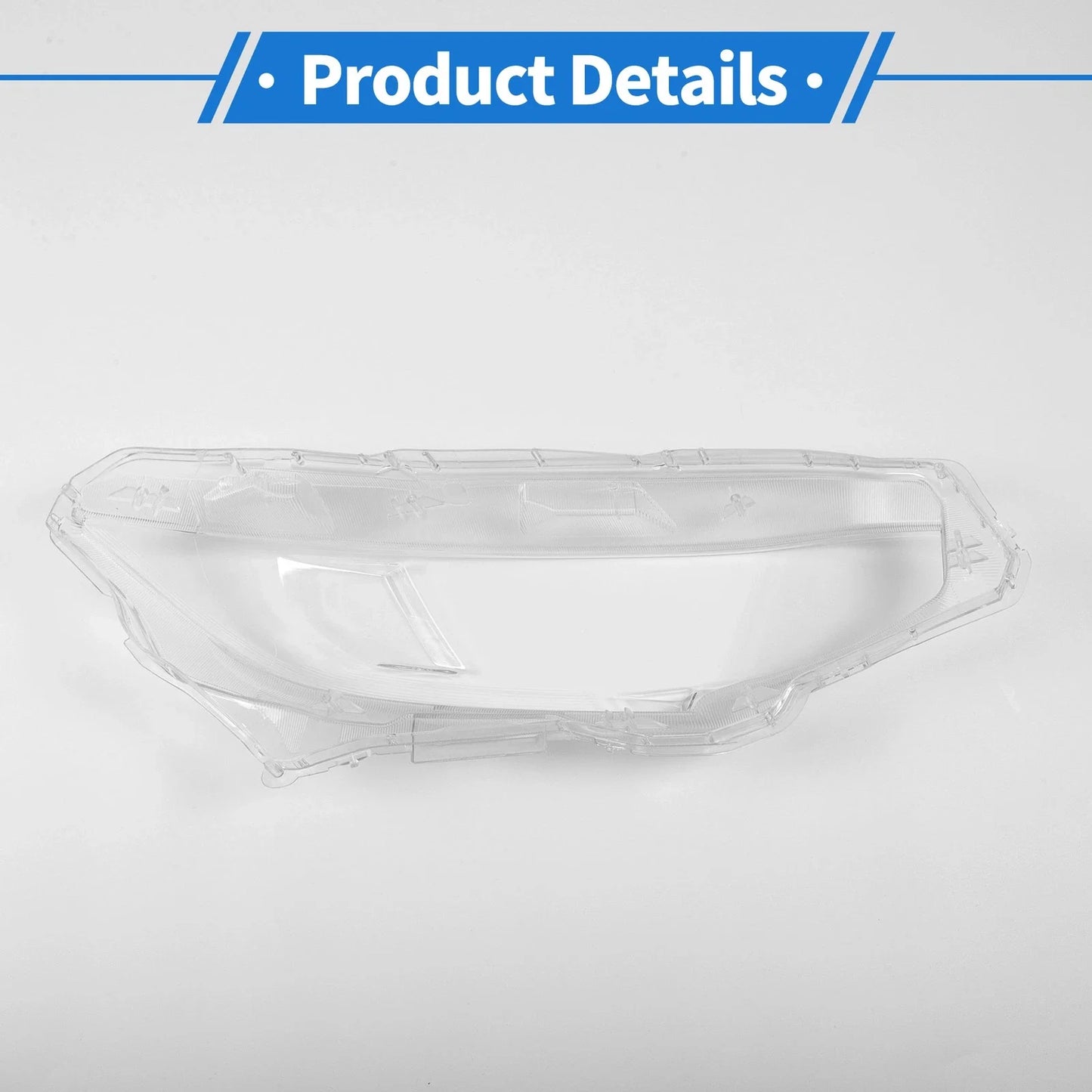 Car Front Left Headlight Lens Cover for Honda Civic (2016-2018)