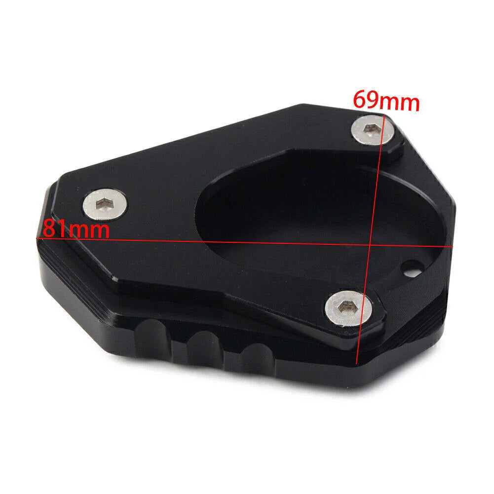 Kickstand Side Stand Enlarger Pad for KAWASAKI Ninja 400 (2018-2020) Red