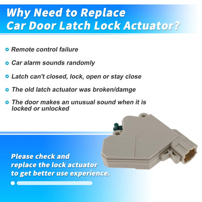 Front Right Power Door Lock Actuator 80552AA210 for Infiniti I30 (2000–2001)