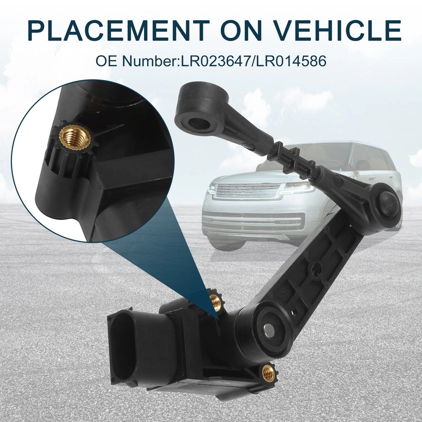 Front Ride Height Level Sensor for Land Rover Range Rover Sport (No.LR023647)