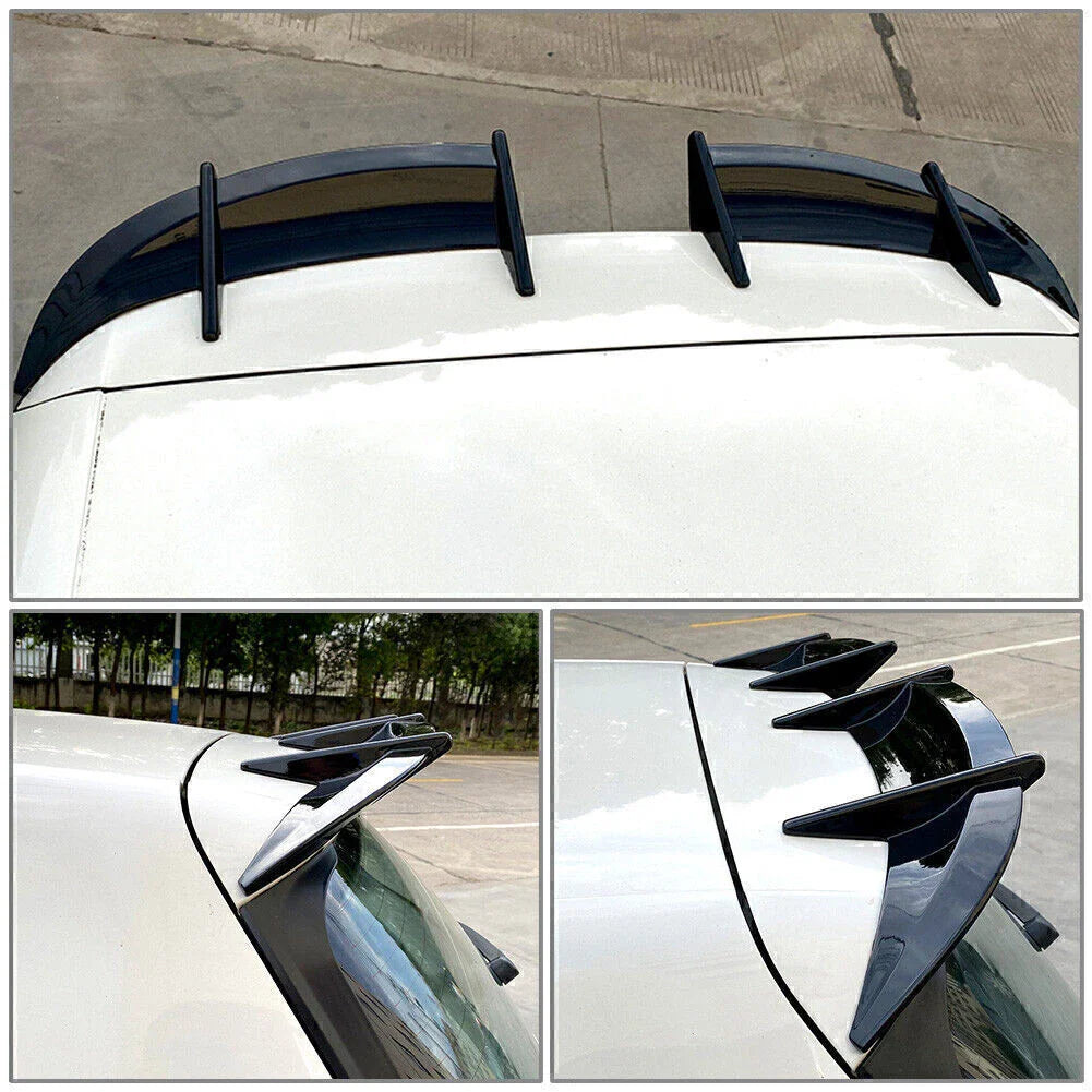 Rear Roof Spoiler for Volkswagen Golf MK6 R 2008-2012 Glossy Black