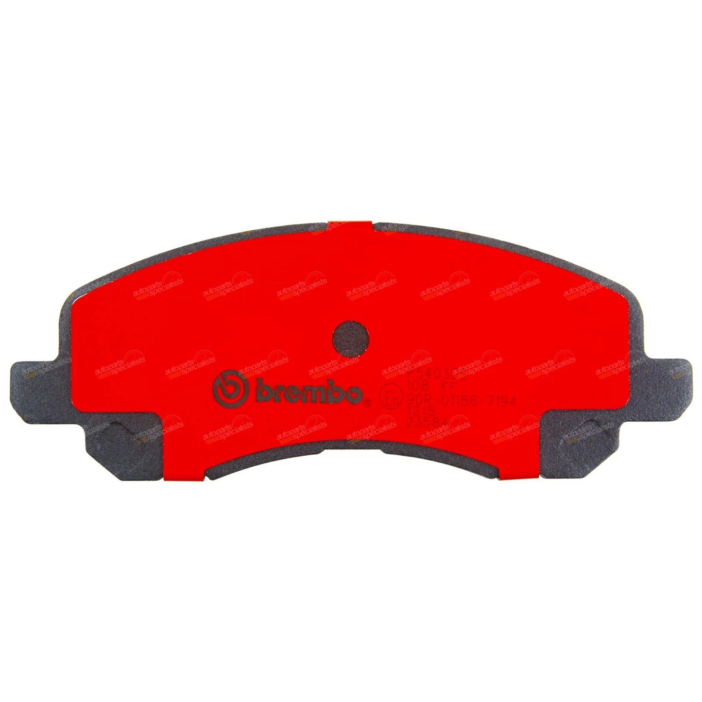 Set of 4 Brembo Front Disc Brake Pads for Jeep Patriot (2007–2010)