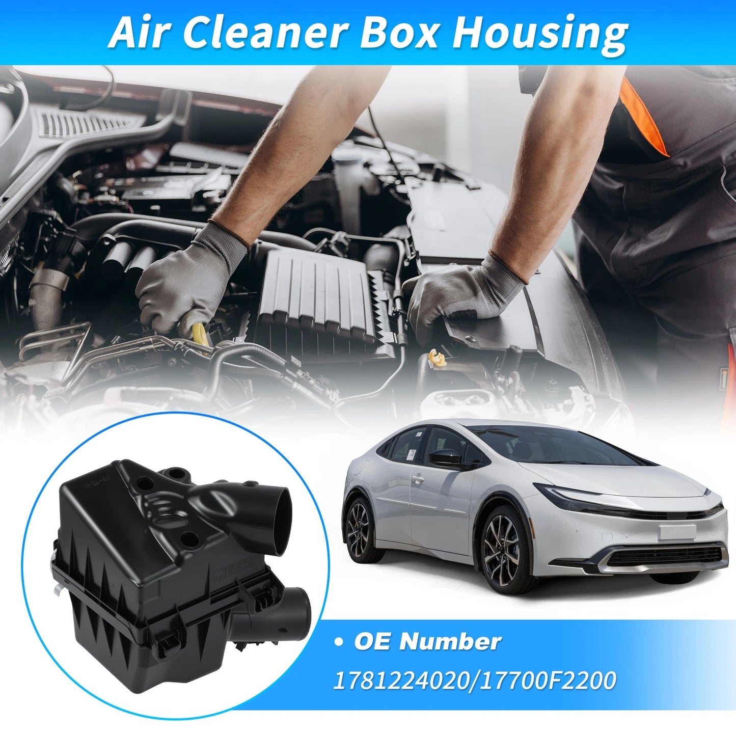 Engine Air Cleaner Filter Box Housing for Toyota Prius (2023–2025) 1781224020