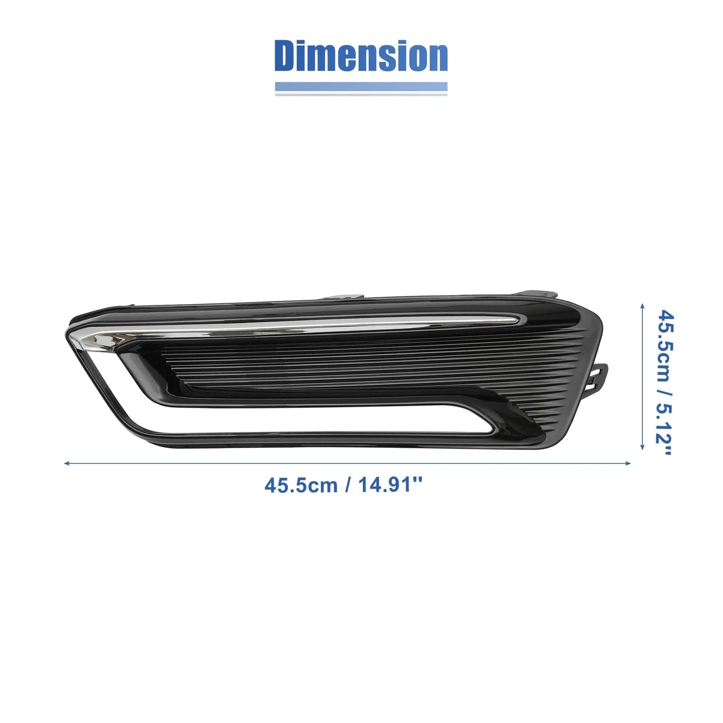 Fog Light Grille Cover for Chevy Impala (2006-2013)