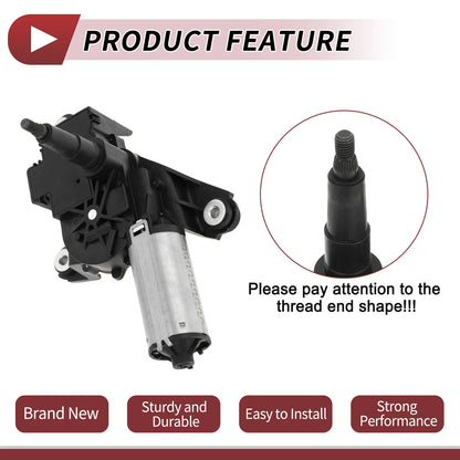 Rear Windshield Wiper Motor for Jeep Liberty (2008–2012) No. 57010090AB 5 Pin