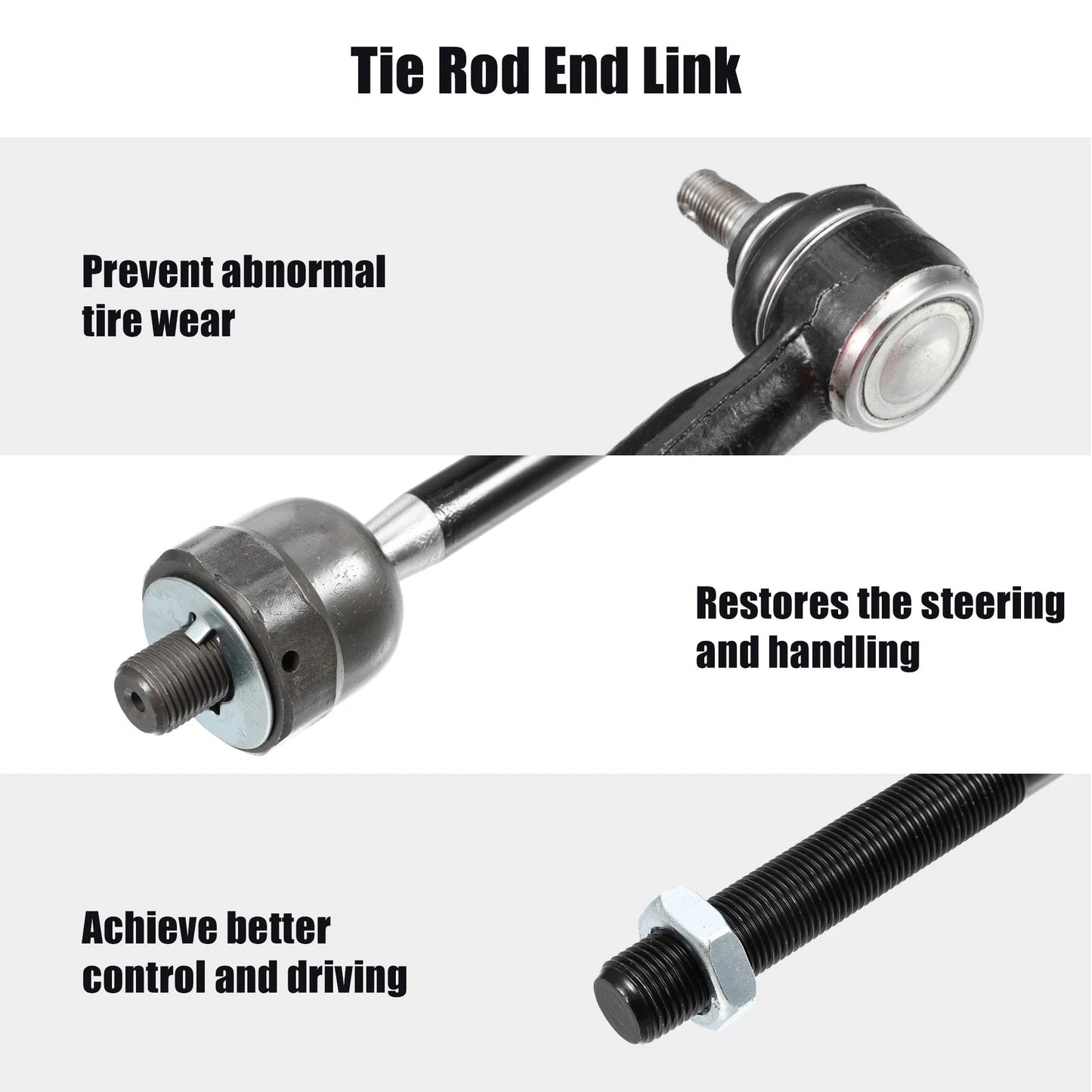 Set of 6 Tie Rod End Links for Toyota Matrix (2003–2008)