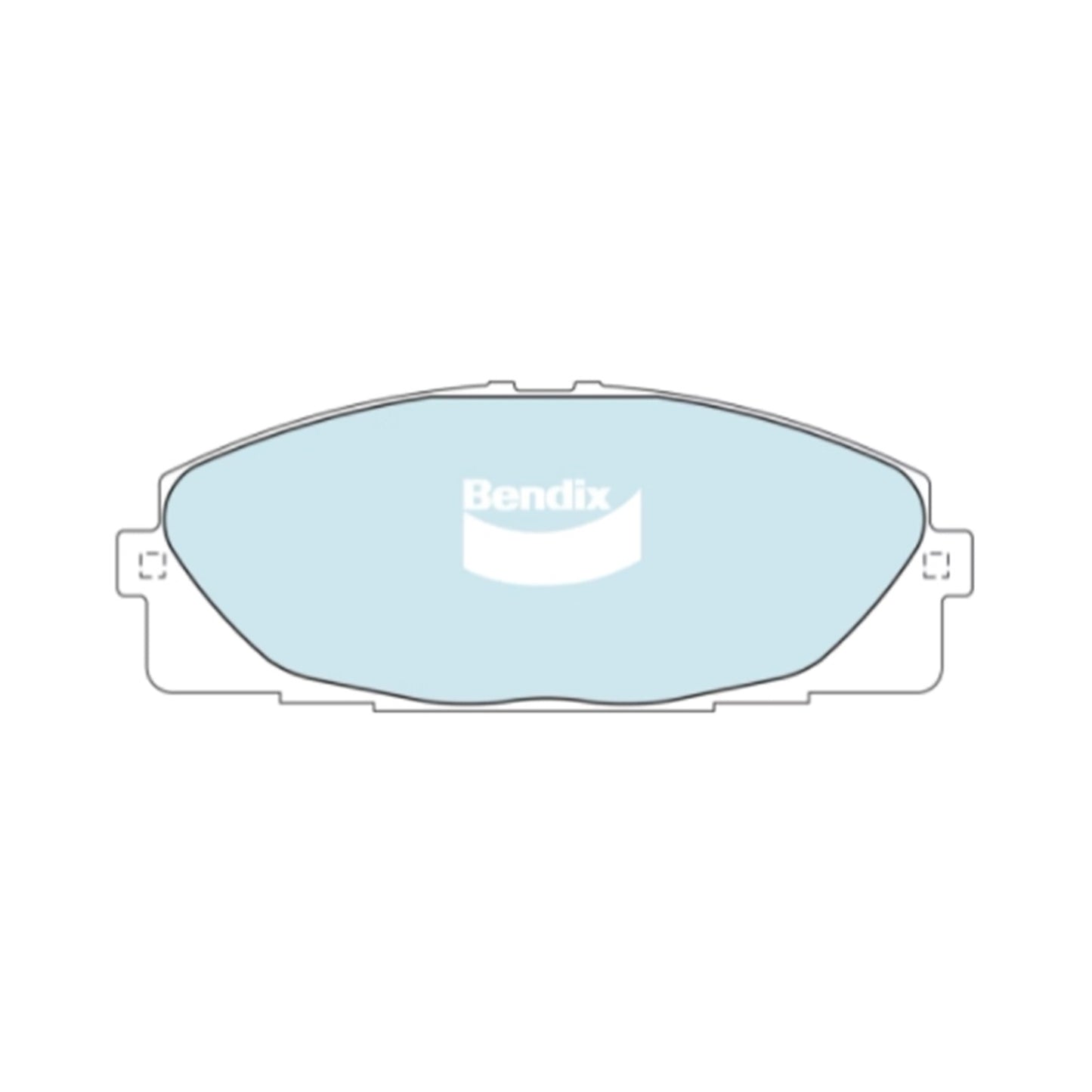 Set of 4 Bendix HD Front Disc Brake Pads for Hiace TRH 201 2005–2018