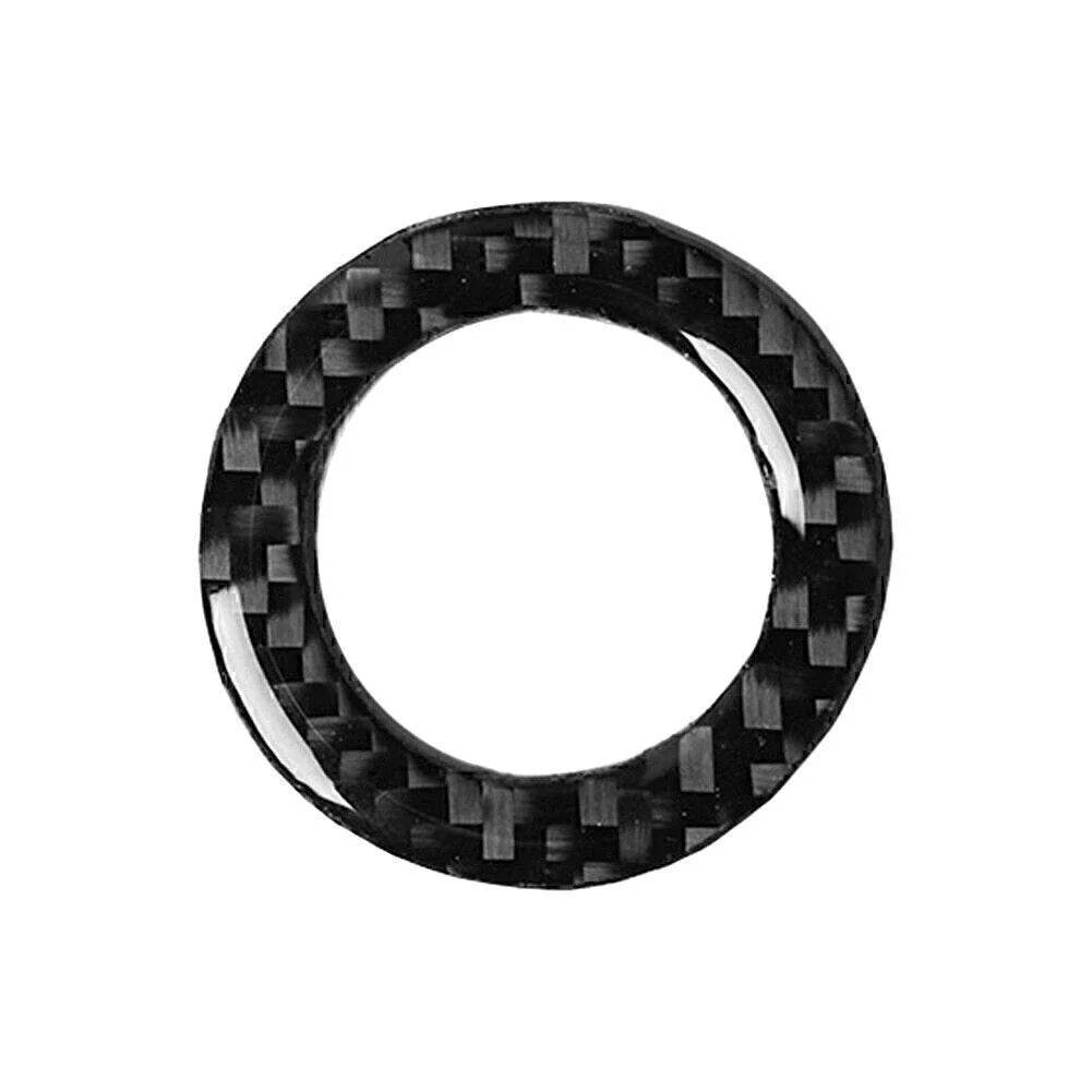 Carbon Fiber Start Stop Switch Trim Cover for Ford Mustang (2009-2013)