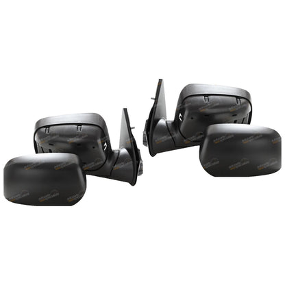 Set of 2 Black Electric Side Door Mirrors for Holden RA Rodeo Ute (2003–2008)