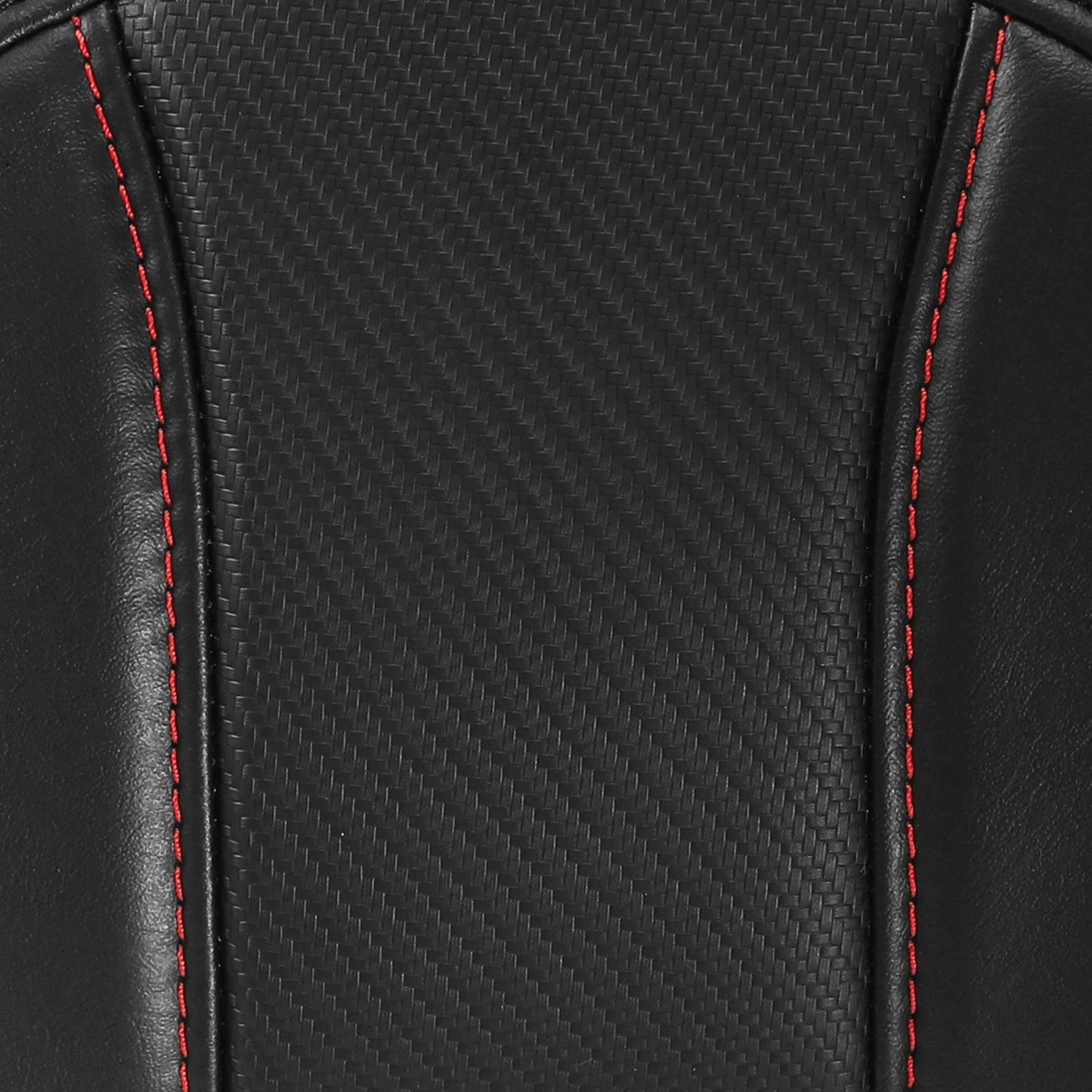 Black Front Rider Backrest for Harley Touring Road King Glide (2009-2023)