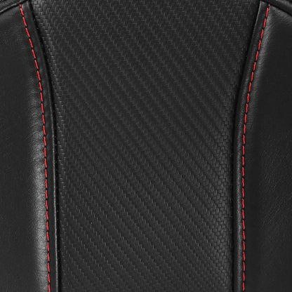 Black Front Rider Backrest for Harley Touring Road King Glide (2009-2023)
