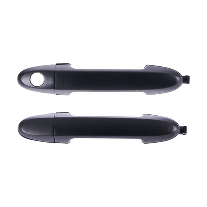 2X Outer Door Handles for Hyundai Santa Fe CM (2005–2012) - Black