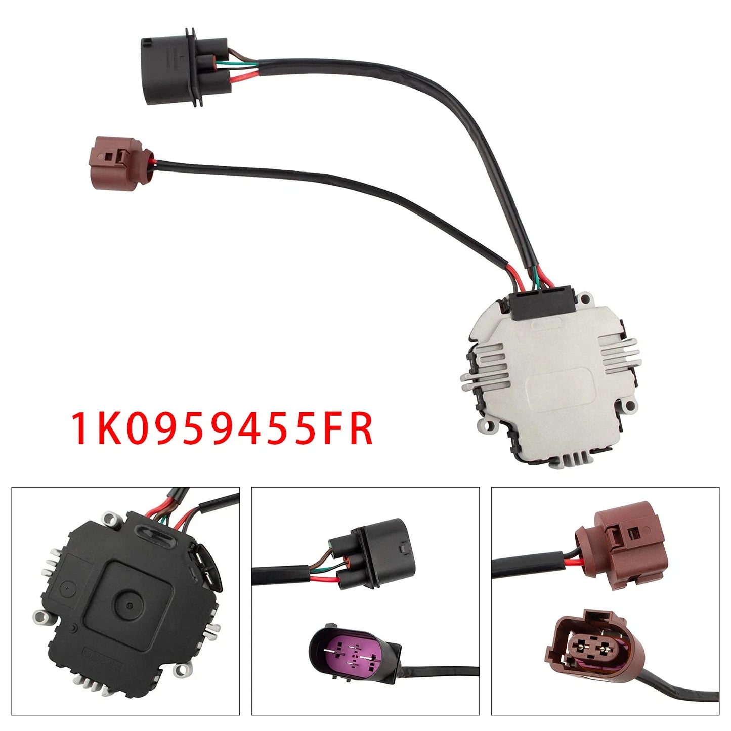 Radiator Fan Module for VW Passat Golf Audi A3 TT (2006–2014) 1K0959455FR