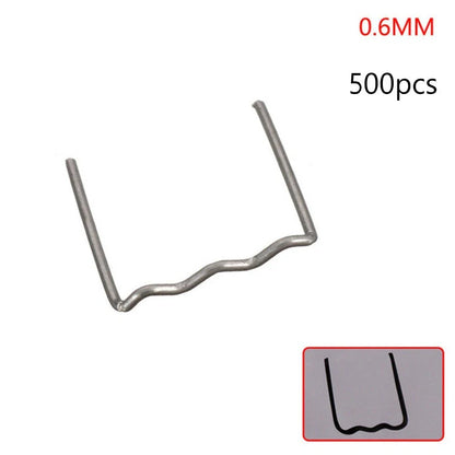 500 x 0.6mm Flat Hot Staple for Car Bumper Welder Repair Kit