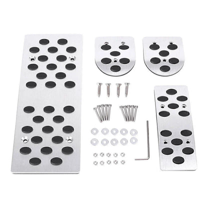 STI MT Pedals Foot Rest Pads for Subaru Legacy Outback Forester Impreza