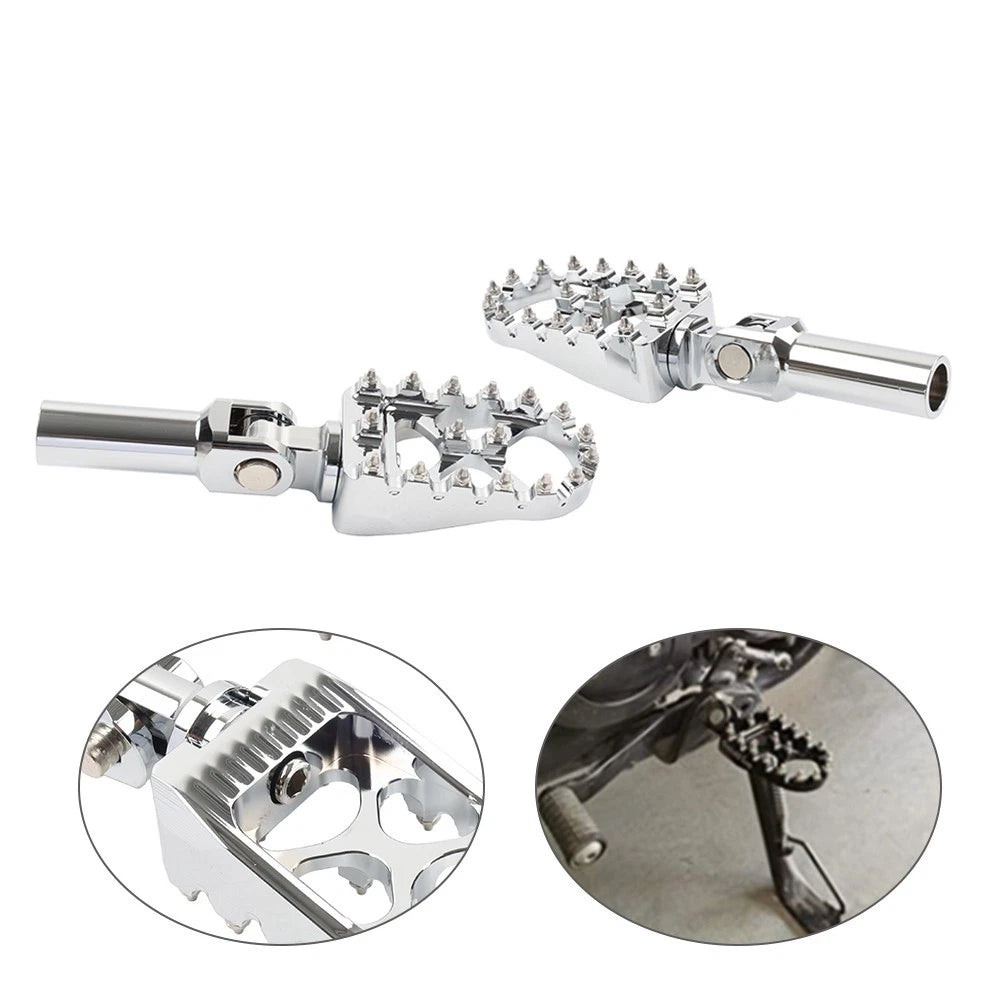 Chrome 6" Handlebar Riser 1" Top Clamp for Harley Road Glide (2008–2023)