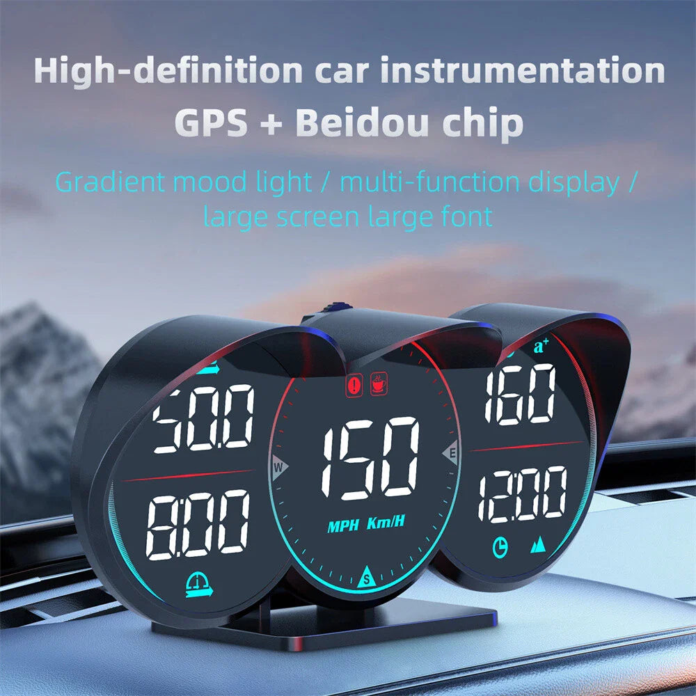 Multifunction HUD GPS Heads Up Display Speedometer for Car