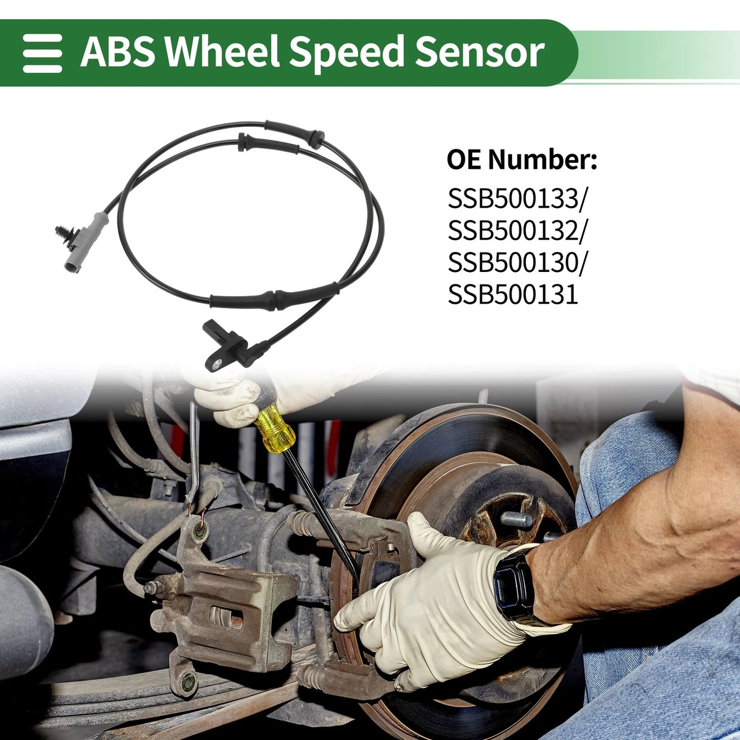 ABS Wheel Speed Sensor No.SSB500131 for Land Rover Range Rover Sport (2005–2013)