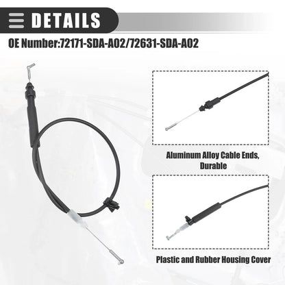 4pcs Front Inside Door Lock Cables for Honda Accord (2003-2007)