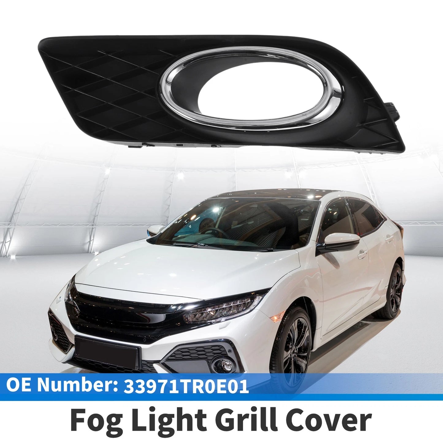 Front Left Fog Light Grill No. 33971TR0E01 for Honda Civic (2012–2013)