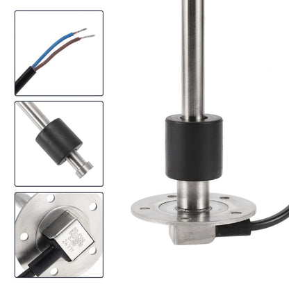 Fuel Sending Unit and Gauge Kit 0-190 Ohm 550mm for Boat Car (0-190)