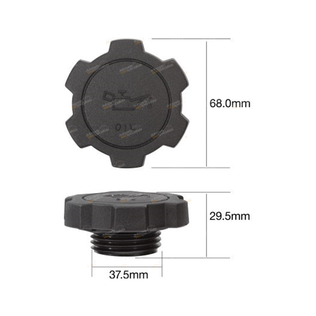 Oil Filler Cap for Landcruiser BJ74 (1985–1990)