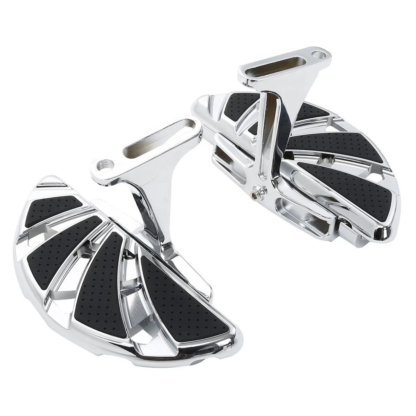 Chrome Rear Passenger Footboards for Harley Road King Street Glide (1993 - 2025)