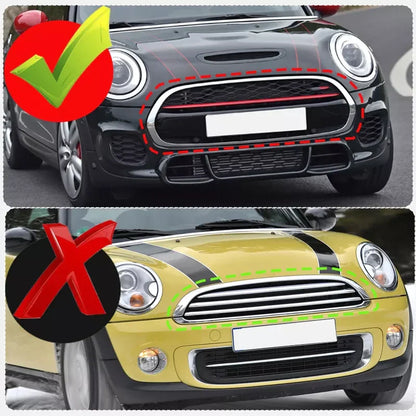 Pair Chrome Headlight Trim Ring Cover for BMW MINI Cooper S (2014–2019)