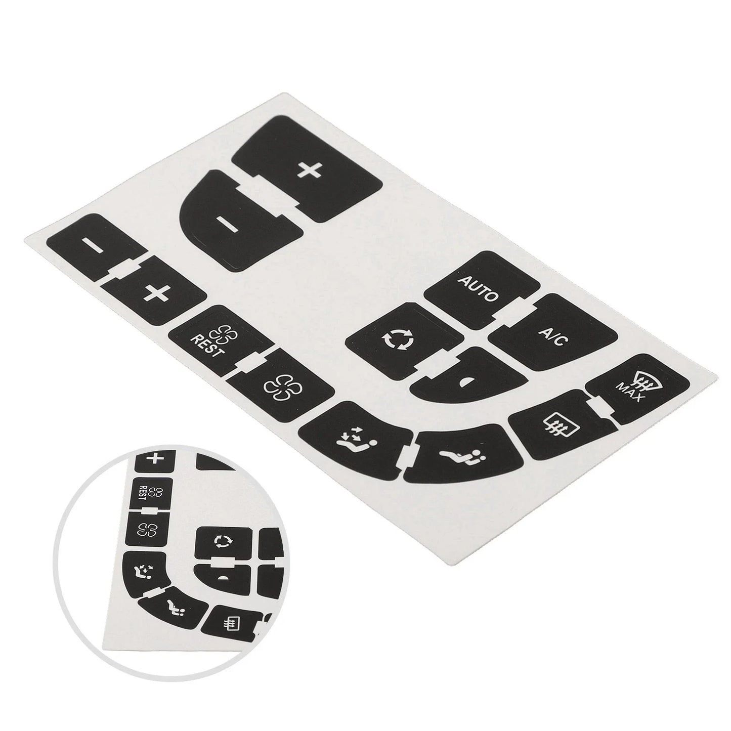 Stickers Set for Citroen C4 Grand Picasso Climate Buttons
