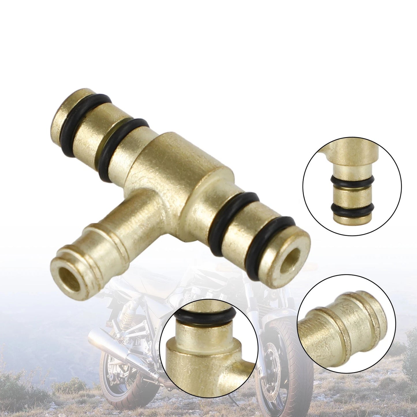 Brass Carburetor Fitting for Yamaha FJ600 XS750 XS1100 (1979–1983) 2H7-14988-00 F