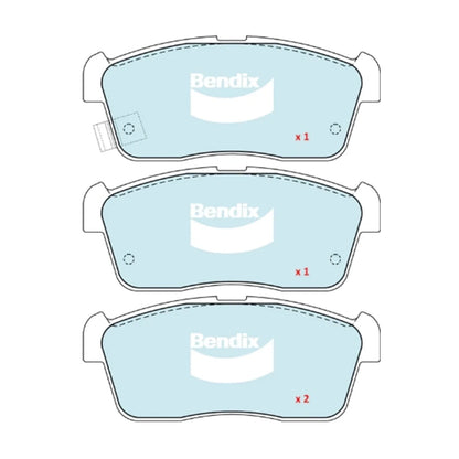 GCT Front Disc Brake Pad Set for Suzuki Ignis (2000-2005)