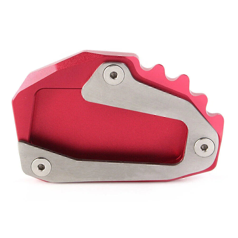 Red Kickstand Foot Plate Pad for Ducati MTS1100, MTS1200, MTS950 (2003-2023)