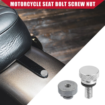 Motorcycle Seat Bolt Screw with Nut Set for Harley Davidson Dyna