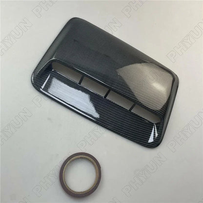 Carbon Fiber Look Air Flow Intake Hood Scoop Vent Cover for AU Car