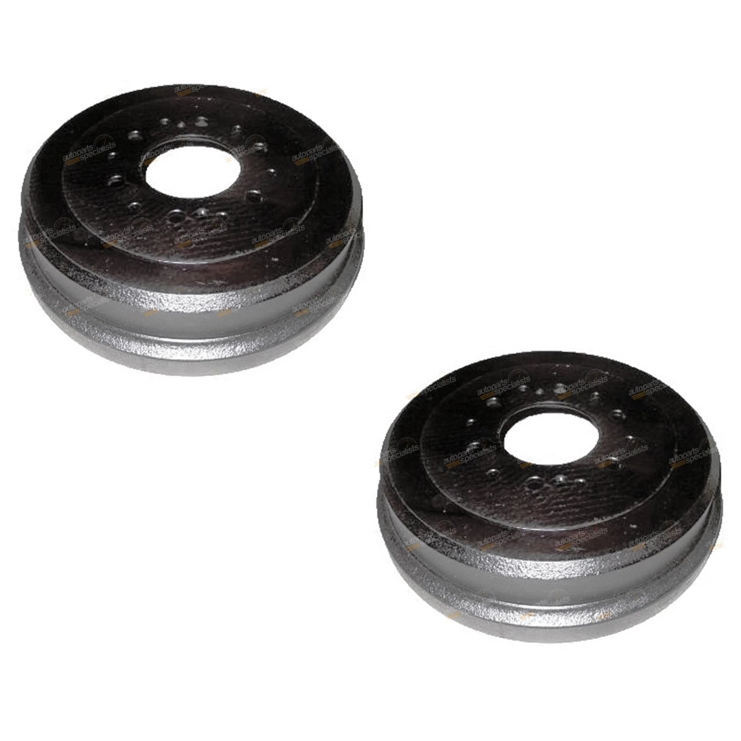 2 Rear Brake Drums for Toyota Hilux (1997–2005) RWD 3.0L Diesel