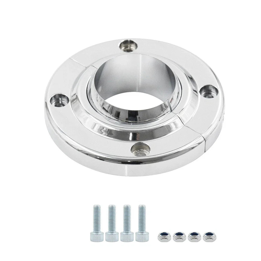 1x 2INCH Chrome Swivel Steering Column for SBC BBC 350 Car