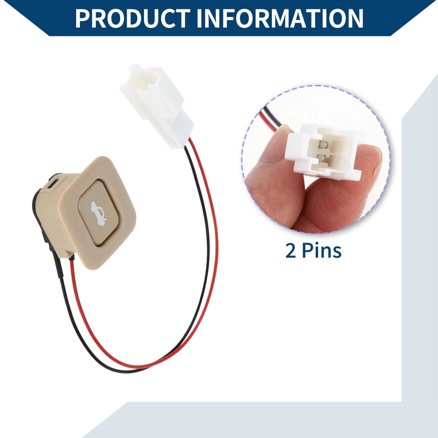 Trunk Lid Lock Release Push Switch for Hyundai Elantra (2017–2020)