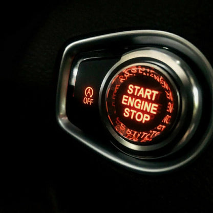 Black Engine Knob Cover for BMW F30 F10 (2012–2019)