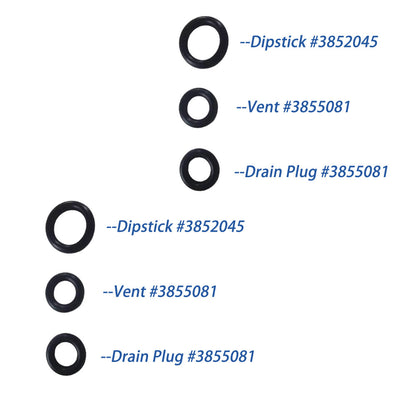 2 O-Ring Set for Volvo Penta Outdrive SX-M