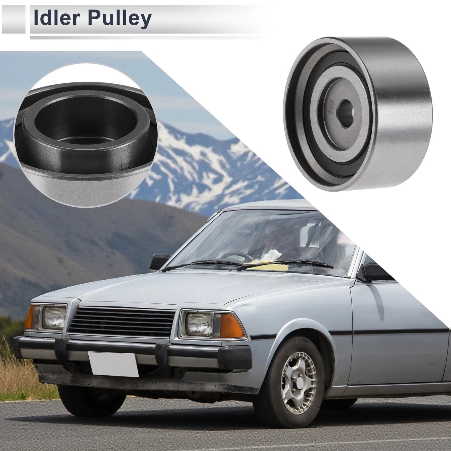 Drive Belt Idler Pulley for Ford Probe (1989–1992) No.FE1H12730A