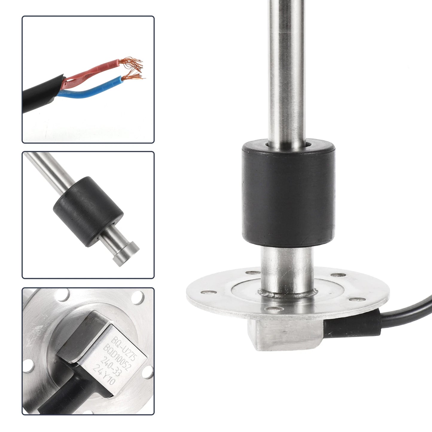 Fuel Sending Unit and Gauge Kit 240-33 Ohm for Boat Car Truck
